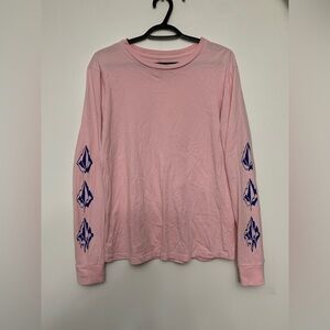 Volcom pink Longsleeve size medium